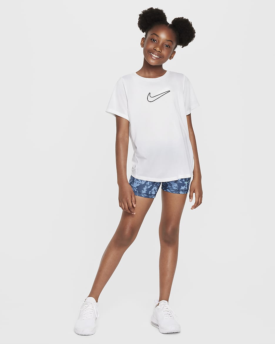 Girls white nike top best sale